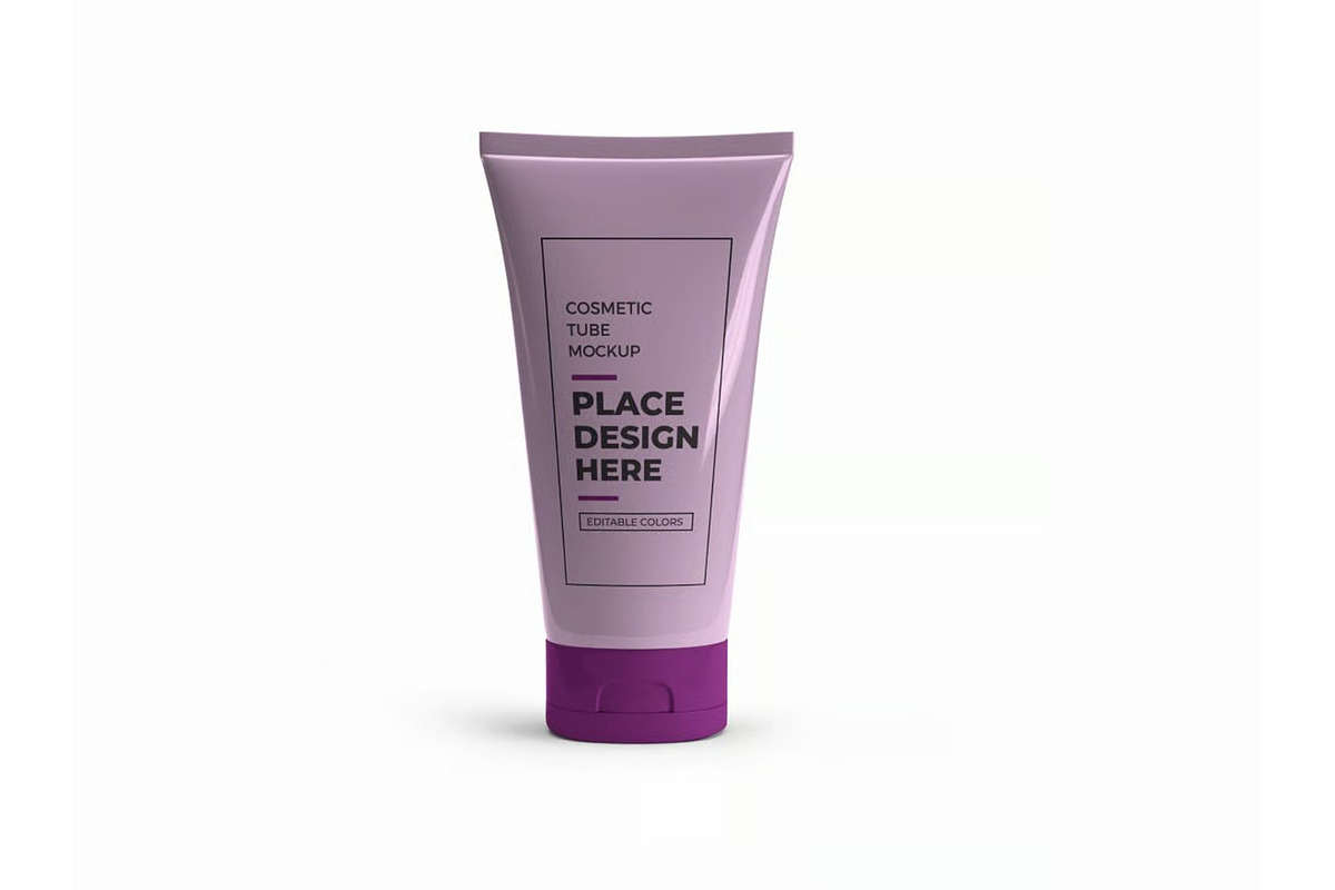 Cosmetic Tube Packaging Mockup, a Packaging Mockup by DesignRushMarket (Photo 4 of 11)