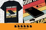 Your Hole Is My Goal Cornhole Player, an Object Graphic by Vignette.IT (Thumbnail 1 of 2)