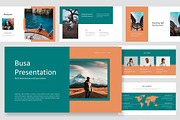 Busa : Pitch Deck Google Slides, a Presentation Template by Punkl Camp (Thumbnail 1 of 9)