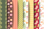 Garden Unicorns. Vector Set, an Object Graphic by Digitaliya (Thumbnail 3 of 9)