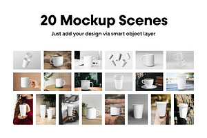 Cup Mockups - Packaging Mockups V.3