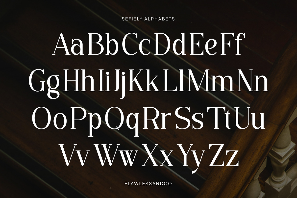 Sefiely - Modern Serif Font, a Serif Font by Flawless And Co (Photo 8 of 10)