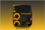 Bus Mockup - Back View, an Advertising Mockup by Bruno's Shop (Thumbnail 2 of 4)