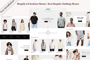 Shopify Modern Clothing Theme, a Shopify Template by QuickArtisan