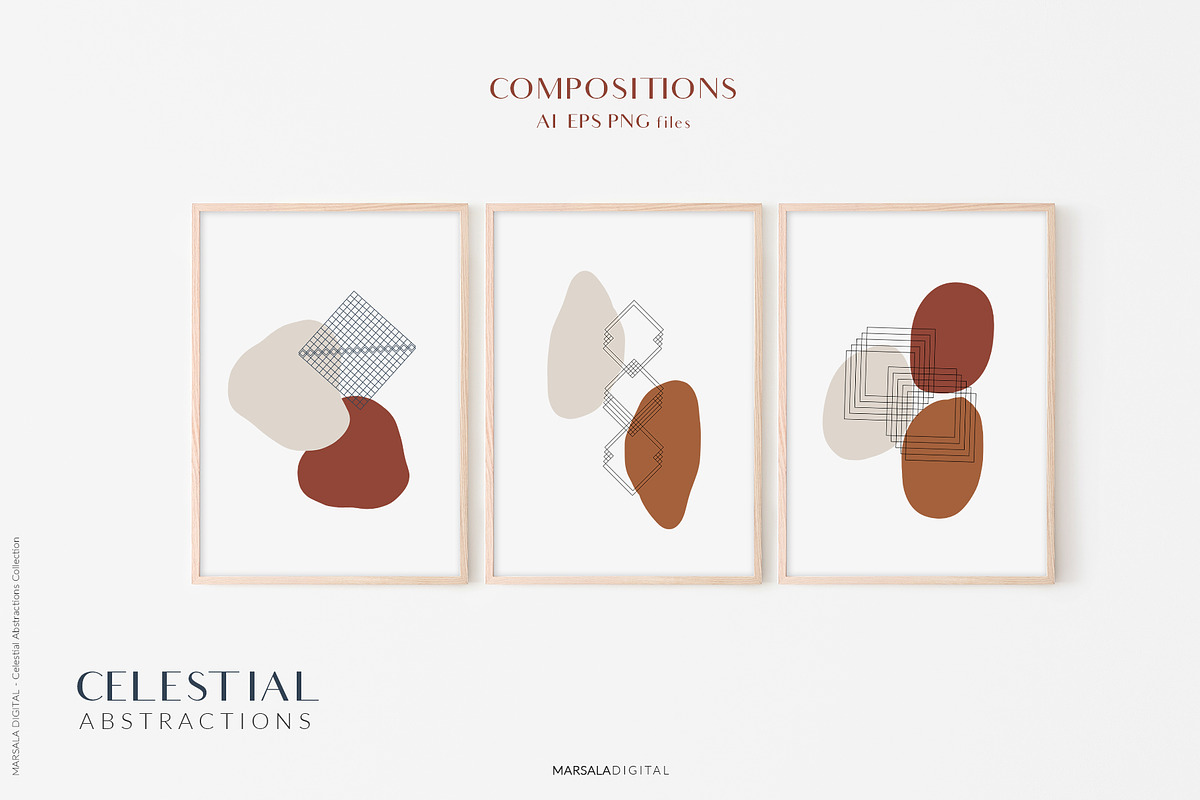 Celestial Abstract Set, Zodiac Stars, a Decorative Illustration by Kaya Fonts (Photo 5 of 11)