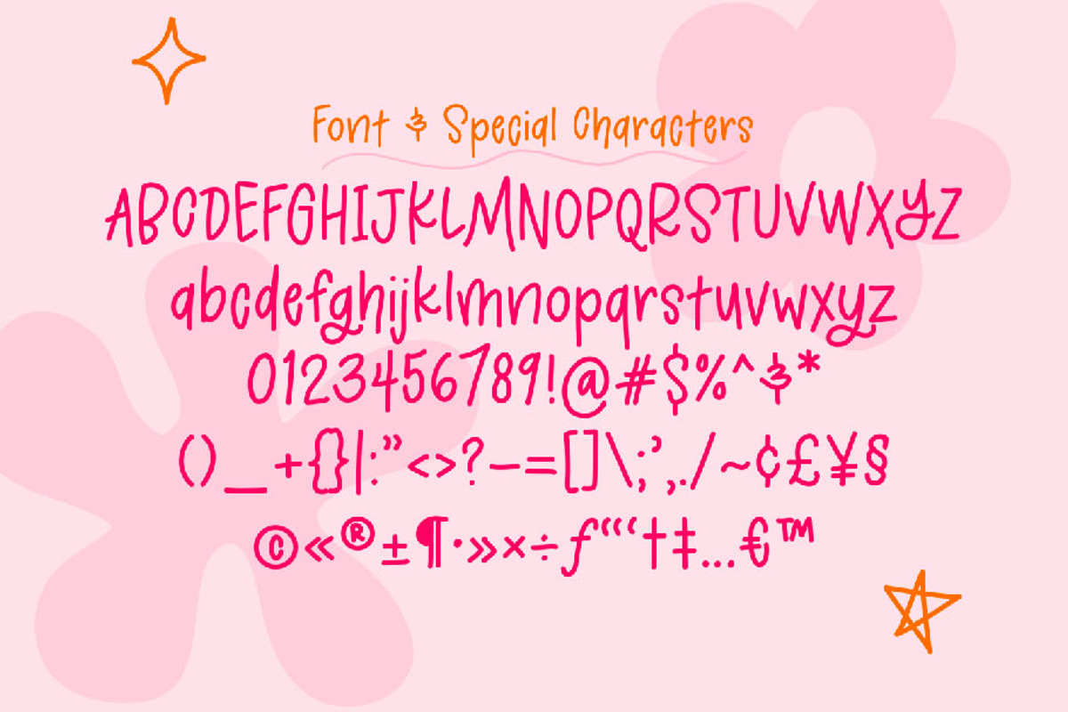 Simply Sparkle Handwritten Font, a Handwritten Font by longleafprints (Photo 7 of 9)