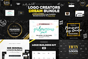 SALE! Logo Creators Dream Bundle, a Branding & Logo Template by Mats-Peter Forss (Thumbnail 2 of 107)