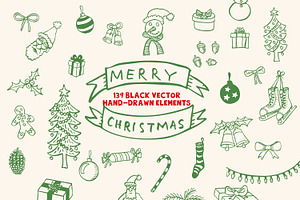 Hand-drawn christmas illustrations