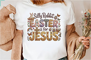 Silly Rabbit Easter if for Jesus Png, a Seasonal Illustration by Designking (Thumbnail 3 of 6)