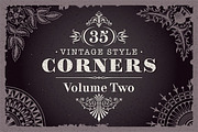 35 Vector Vintage Style Corners Set, a Background Graphic by Digiselector Design Goods (Thumbnail 1 of 2)