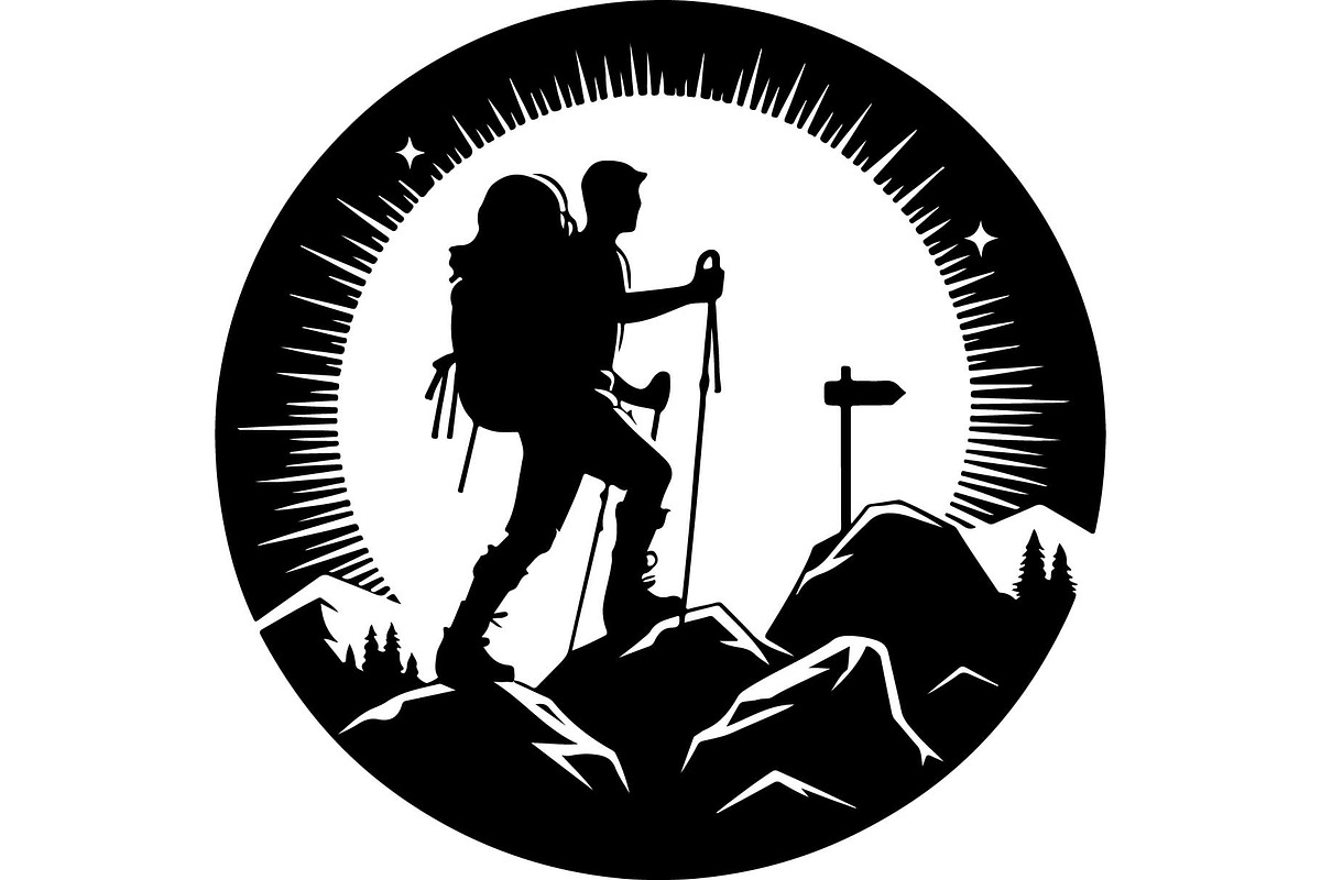 Hiking Adventure Vector Set, an Object Graphic by Creativeshirt (Photo 3 of 13)