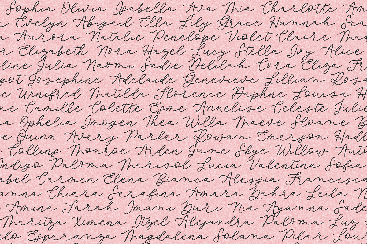 Flowerwood Script Font, a Script Font by Beck McCormick (Photo 8 of 10)