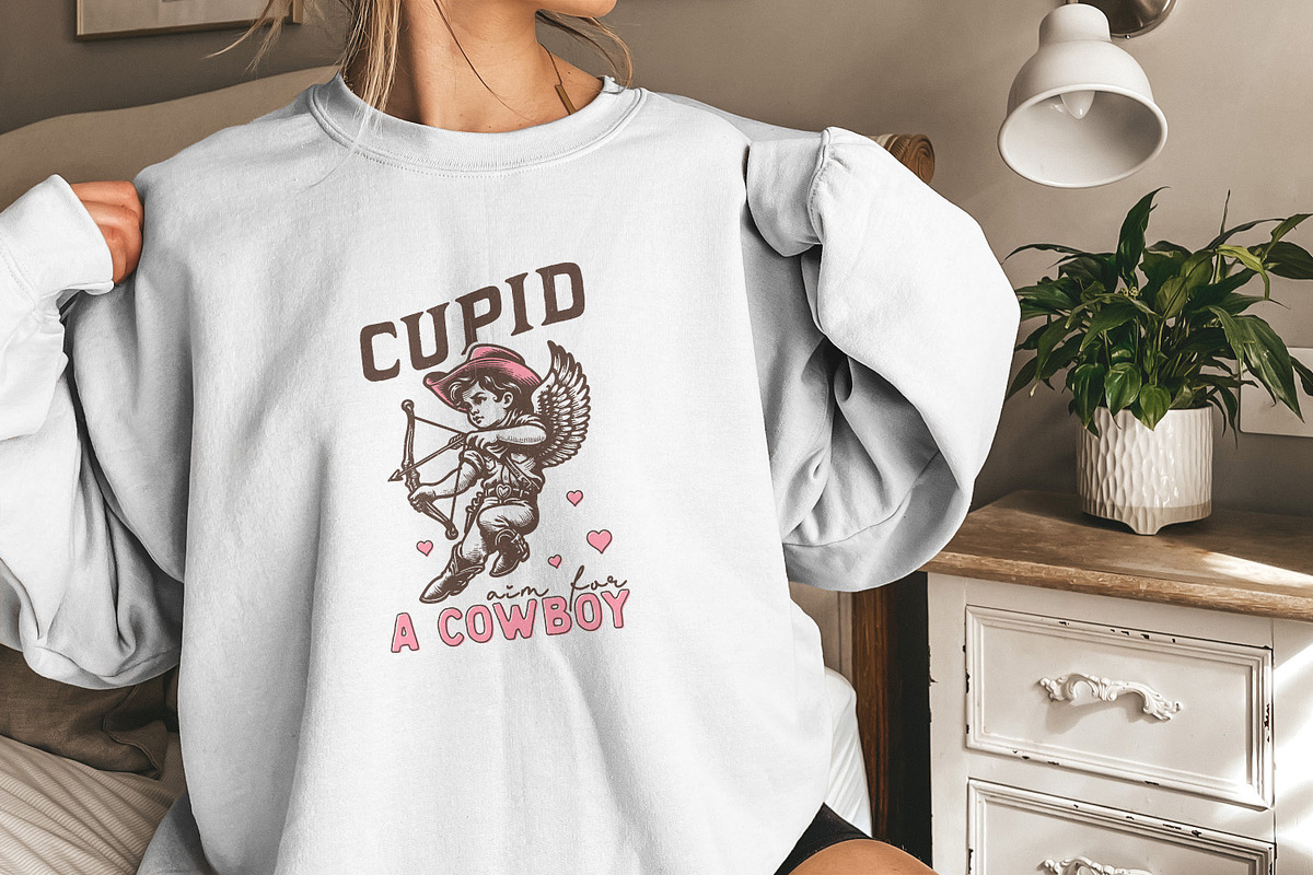Cupid Aim for a Cowboy PNG, Digital, an Illustration by SharpMarketplace (Photo 9 of 9)