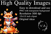 Watercolor Enjoy Autumn Clipart, an Illustration by Craft Nest (Thumbnail 2 of 9)