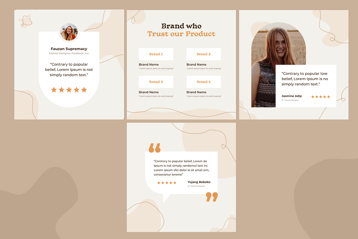 Testimonial - Social Media Template, a Social Media Template by GoTemp (Photo 3 of 3)