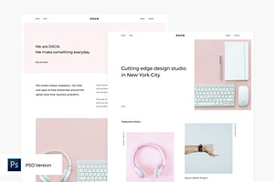 DSGN - Portfolio PSD Template