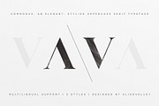 Commodus - All Caps Serif Typeface, a Serif Font by AlienValley (Thumbnail 7 of 9)