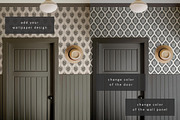 Vintage Farmhouse Wallpaper Mockup, a Household Mockup by LinnestCreative (Thumbnail 3 of 5)