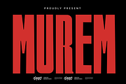 Murem, a Sans Serif Font by JelekType (Thumbnail 1 of 8)