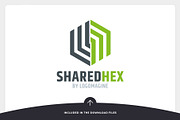 Shared Hex Logo Template, a Branding & Logo Template by LOGOMAGINE (Thumbnail 5 of 16)