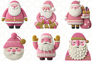 Crochet Christmas Santa Clipart, an Illustration by Black Bird Studio (Thumbnail 6 of 6)