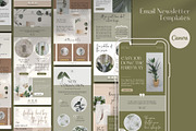 Floral CANVA Email Newsletter, an Email Template by Marketello Studio (Thumbnail 1 of 7)