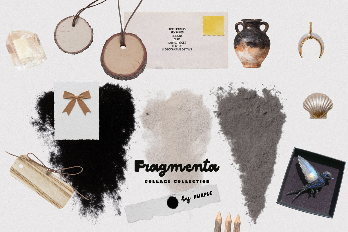Fragmenta: collage pack, an Object Graphic by Purple (Photo 9 of 11)