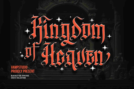 Kingdom Of Heaven - Blackletter