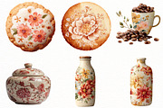 Spring Coffee Time Clipart, an Illustration by Designworld (Thumbnail 6 of 6)