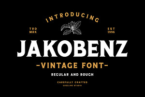 Jakobenz - Vintage Serif Font