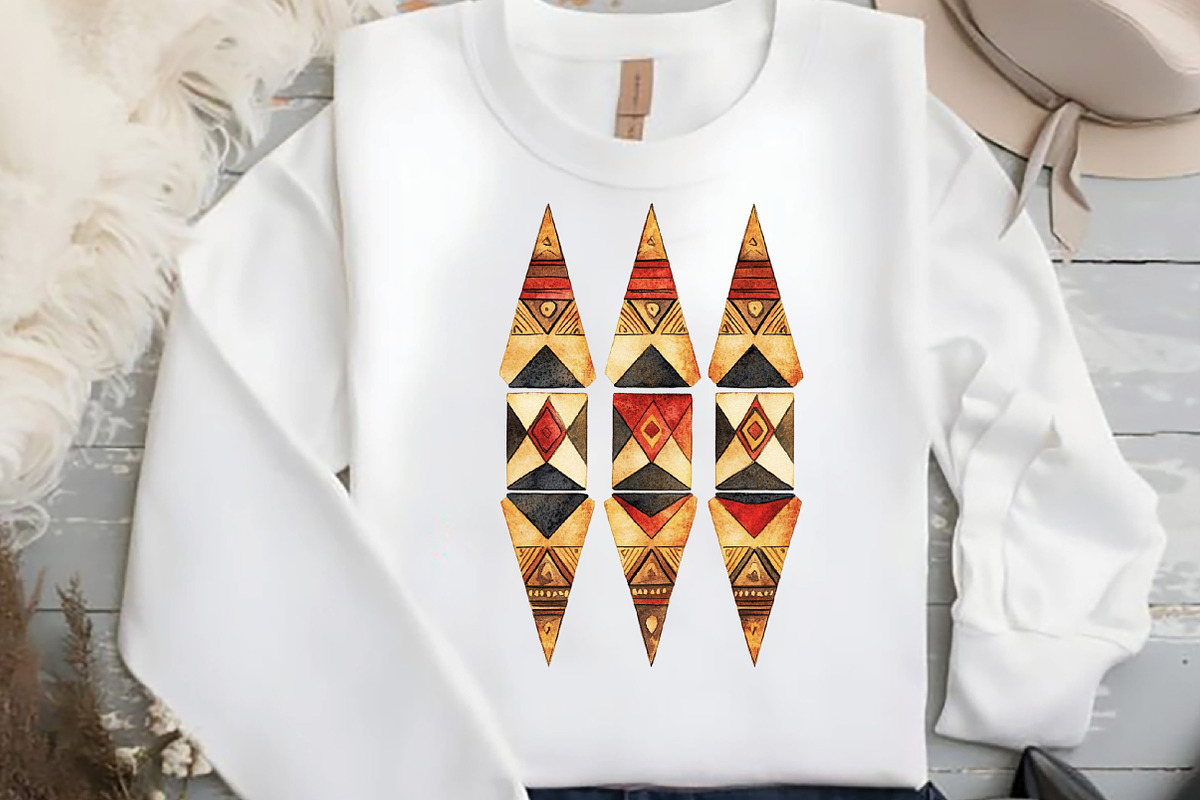 Indigenous Tribal Motifs Clipart Bun, an Illustration by DreamCafeArt (Photo 6 of 7)