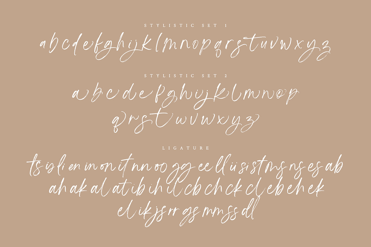Angella White, a Script Font by din-studio.com (Photo 10 of 10)