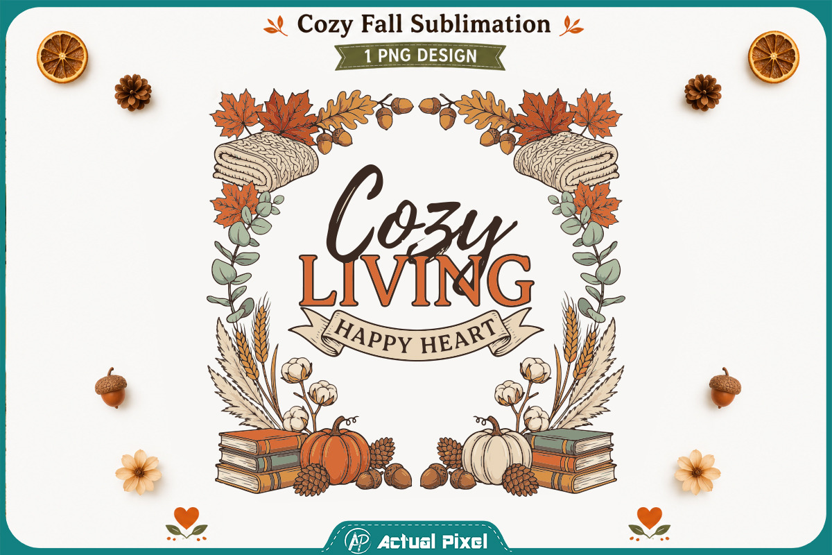 Cozy Fall Sublimation Quotes Bundle, a Seasonal Illustration by Actual Pixel (Photo 8 of 20)