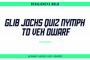 RESILIENCY FONT FAMILY, a Sans Serif Font by Alphabet Agency (Thumbnail 11 of 11)