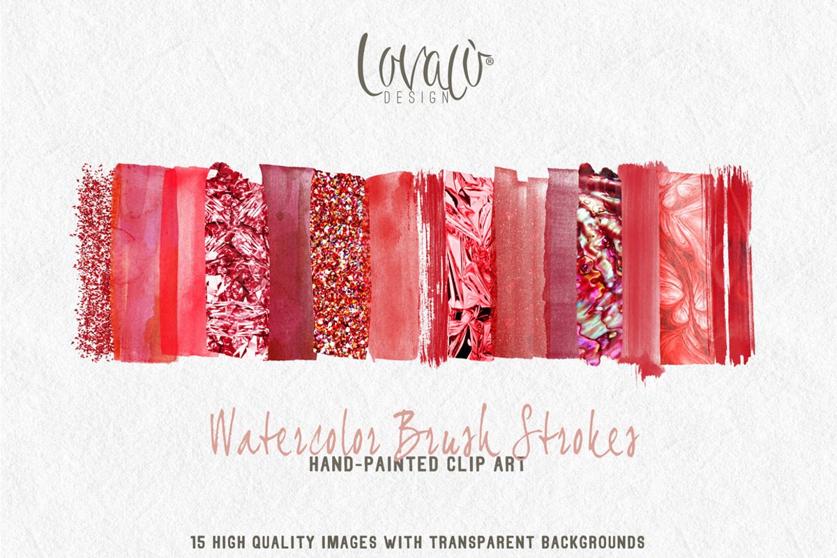 Red Lipstick Brush Valentine's Day, a Texture Graphic by Lovalù®