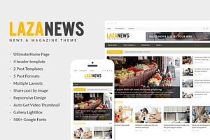 LazaNews News, Magazine, Newspaper