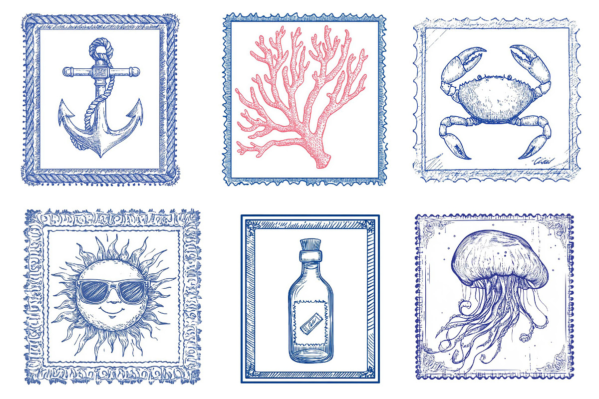 Summer Coastal Sublimation Clipart, an Illustration by Dream Creation (Photo 4 of 7)