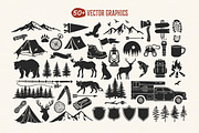 Camping Adventure Graphic Set, an Illustration by cd-design.co (Thumbnail 2 of 7)