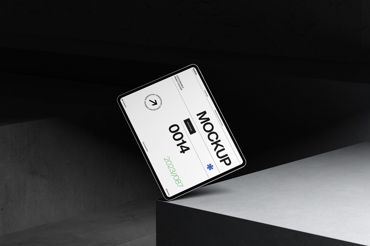 Modern Tablet Mockup Pack, an iPad Mockup by kreatifreya (Photo 2 of 11)