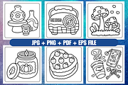 TRIPPY & GROOVY Coloring page Vol-01, a Decorative Illustration by Design Haven (Thumbnail 2 of 2)
