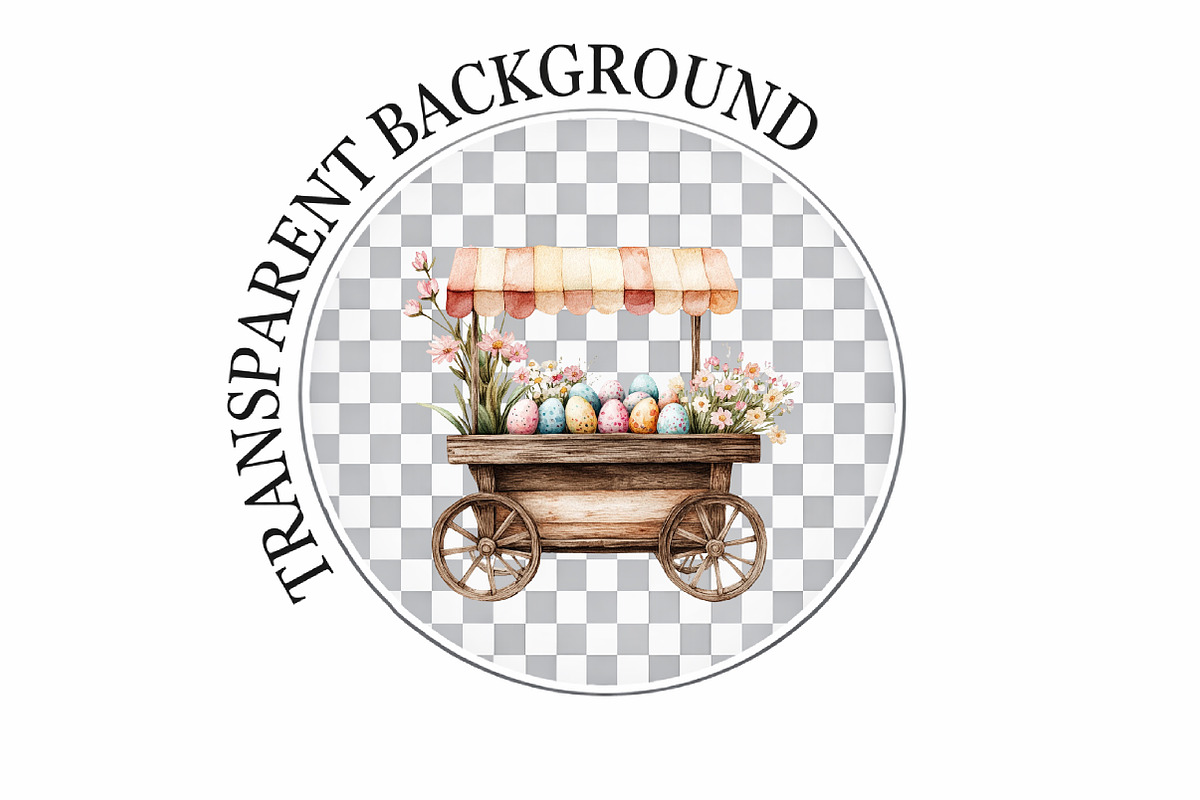 Pastel Easter Watercolor Clipart, an Illustration by Watercolor design (Photo 5 of 8)