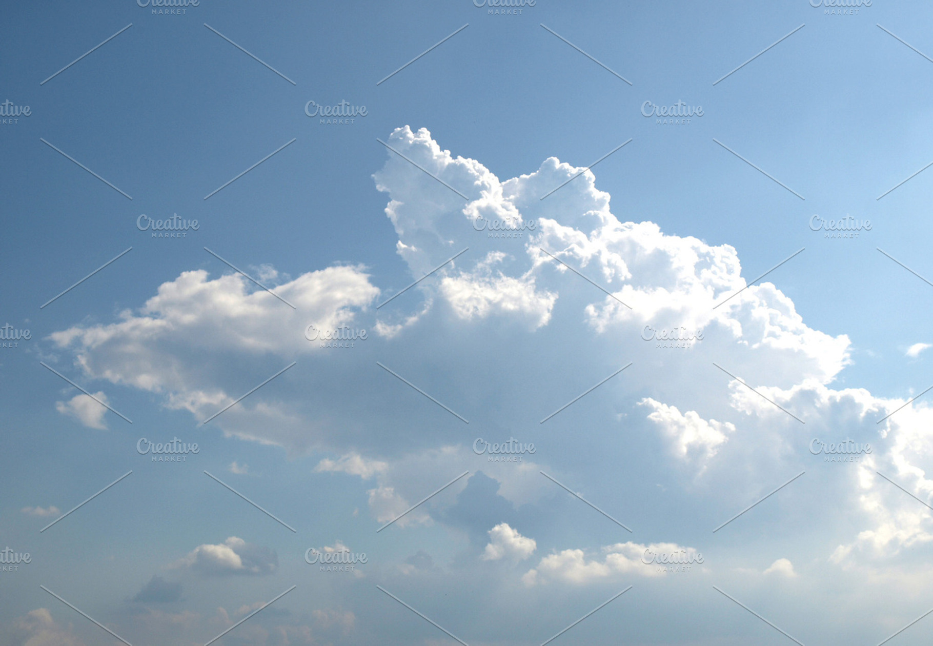 Blue sky stock photo containing sky and blue