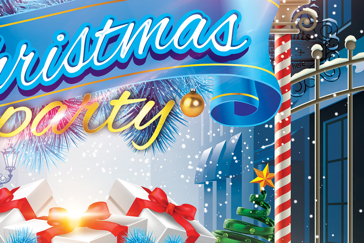 Christmas Party, a Flyer Template by tmcom (Photo 2 of 2)