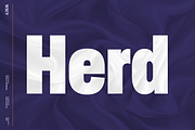 Herd | Condensed Sans Font Family, a Sans Serif Font by Wahyu & Sani Co. (Thumbnail 1 of 11)