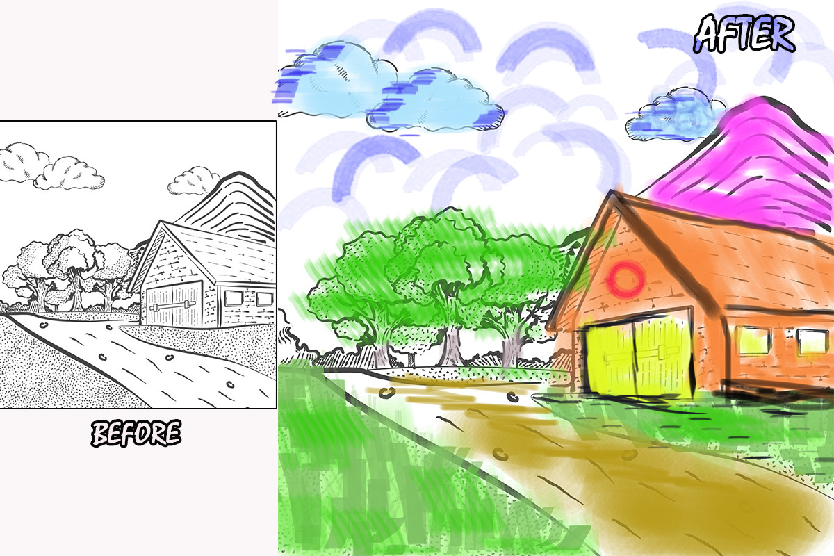 15 Marker Brushes for Photoshop, a Brush Add-On by 3d_model_tifotizi (Photo 2 of 3)