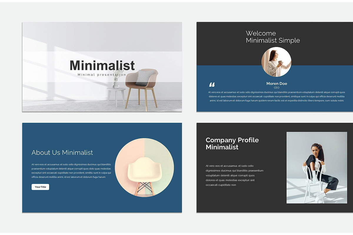 Minimalist  Presentation, a Presentation Template by Blackcloud_Creations (Photo 2 of 5)