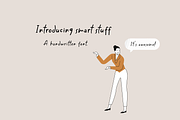 Smart Stuff, a Handwritten Font by Sofia Skoog (Thumbnail 2 of 10)