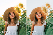 5 Sunflower Lightroom Presets, a Preset Add-On by TheWayfarerShoppe (Thumbnail 2 of 7)