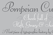 Pompeian Cursive, a Script Font by Wordshape (Thumbnail 1 of 3)