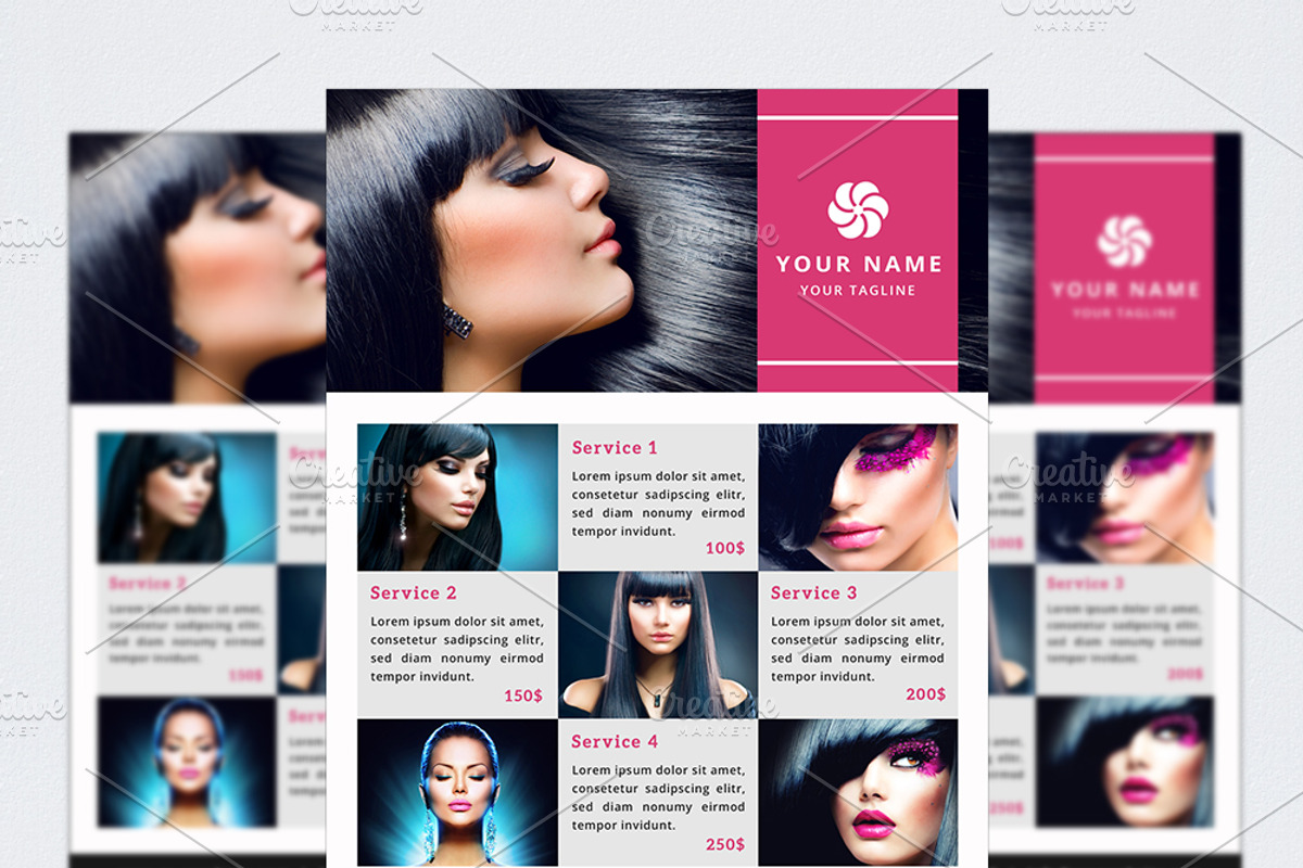 Beauty Flyer Template, a Flyer Template by NM-Design-Studio (Photo 1 of 3)